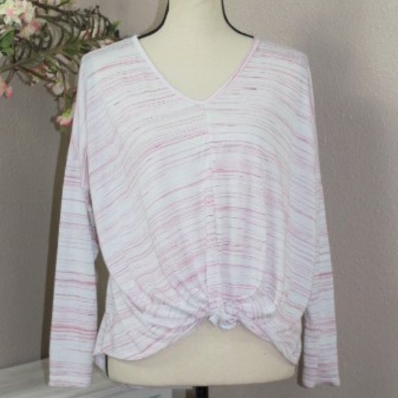 {Anthropologie} Lavender Field Tie Top - Picture 1 of 3